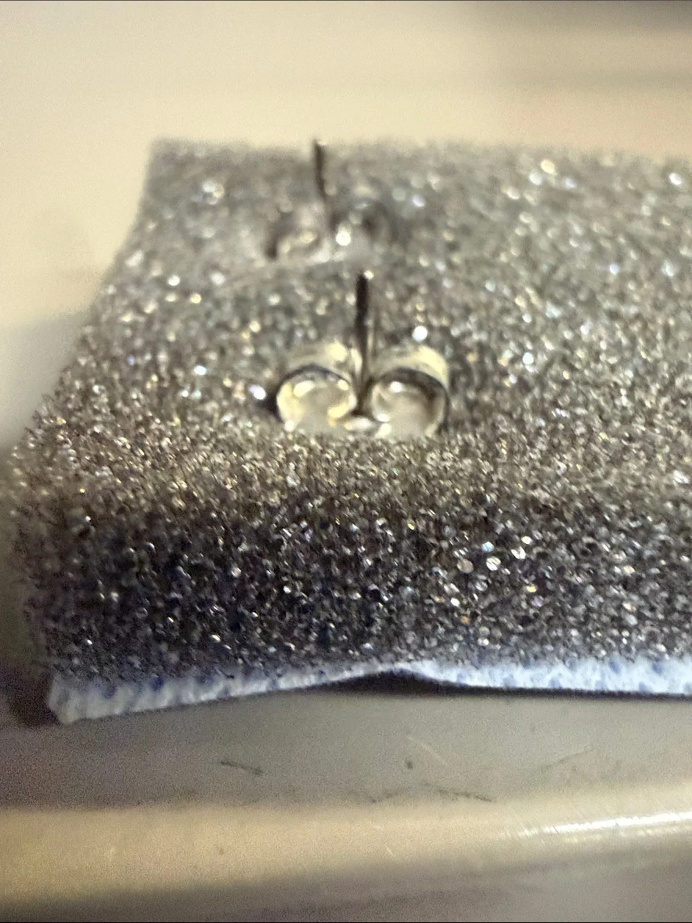 Avon Classic Stud Pierced Earrings Silver-Tone Vintage 2008 New In Box